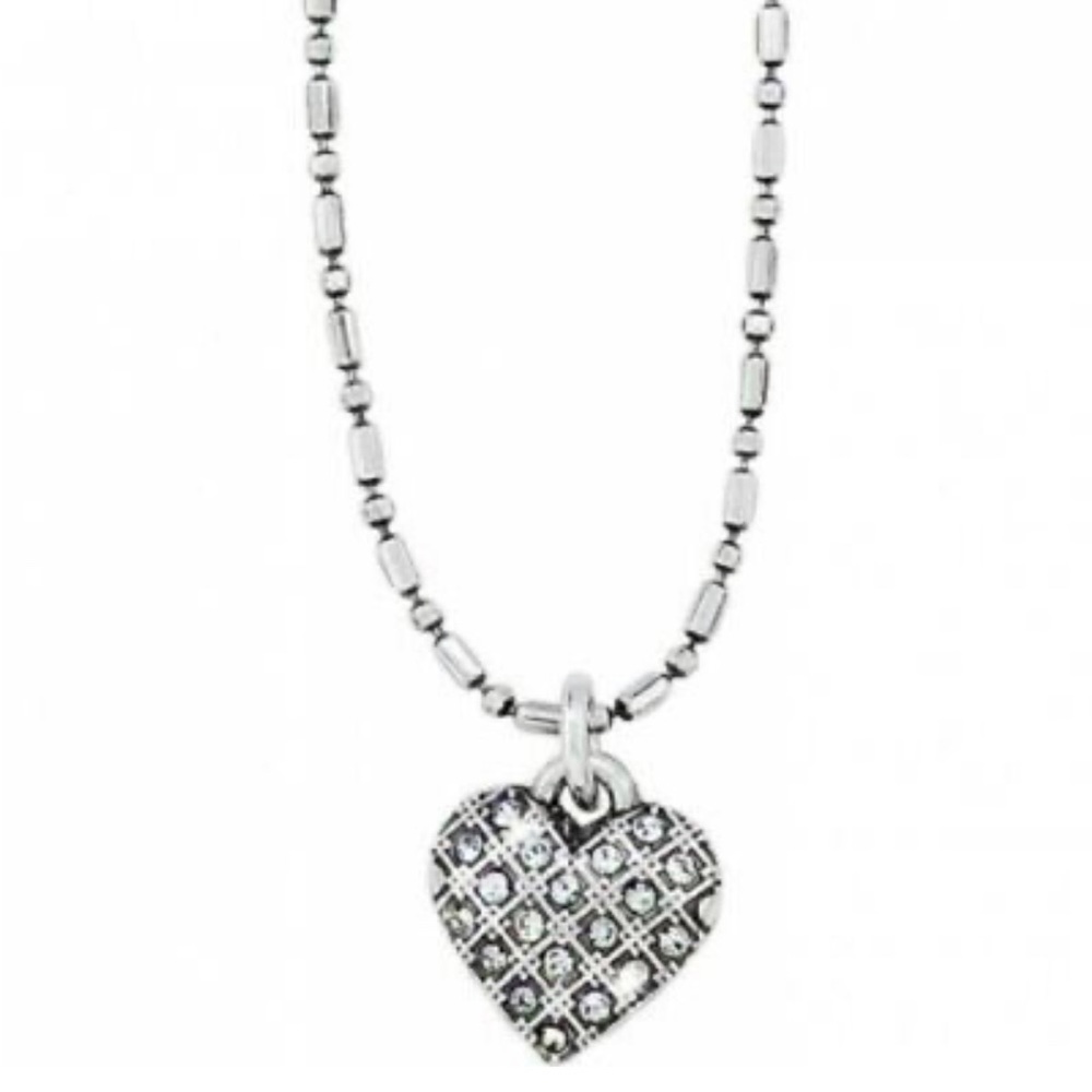 Brighton silver heart Diamond necklace
